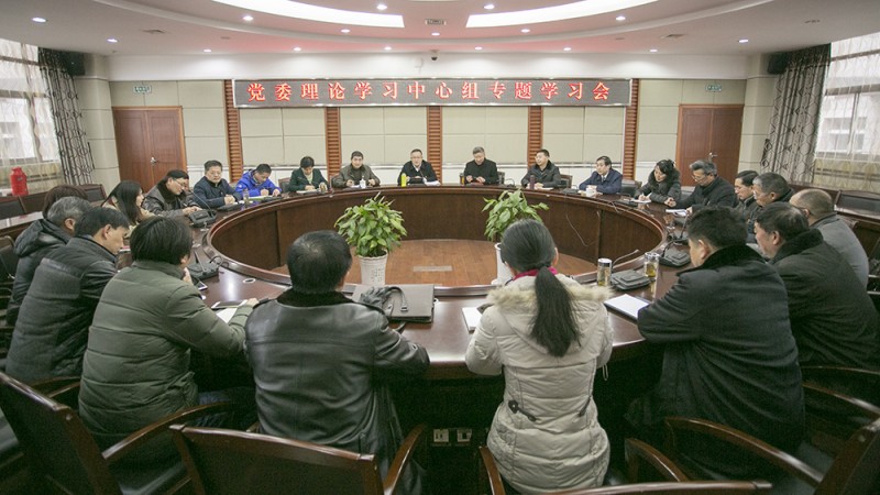 安慶師范大學(xué)校黨委理論學(xué)習(xí)中心組開(kāi)展專(zhuān)題學(xué)習(xí)教育活動(dòng)